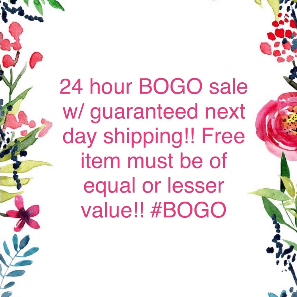 🎉 BOGO SALE FOR 24 HOURS ONLY 🎉